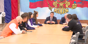 В Петербурге открылся региональный избирательный штаб Владимира Путина