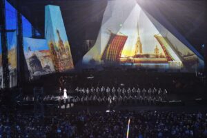 «Почему москвичи поставили блокадный спектакль?». Репортаж с «митинга-реквиема», где Путин поздравлял петербуржцев с юбилеем снятия блокады