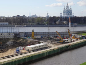 Последняя попытка. Археологи и политики предложили референдум, чтобы спасти древние крепости Охтинского мыса. «Газпром» начал строить там бизнес-центр