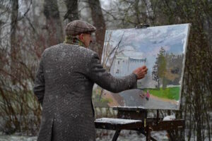 ЦПКиО открыли после просушки, а сегодня там выпал снег. Вот 5 фото заснеженного парка